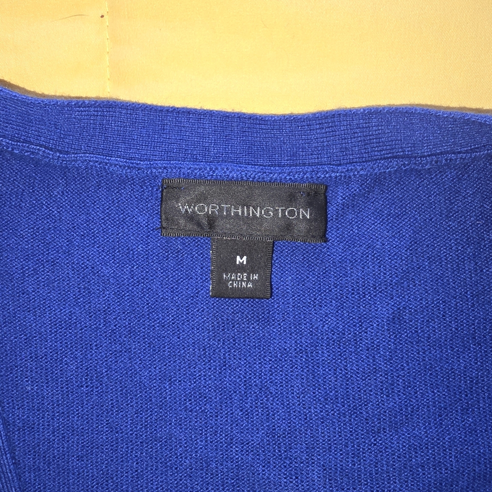 Worthington Women's Royal Blue Sweater - M